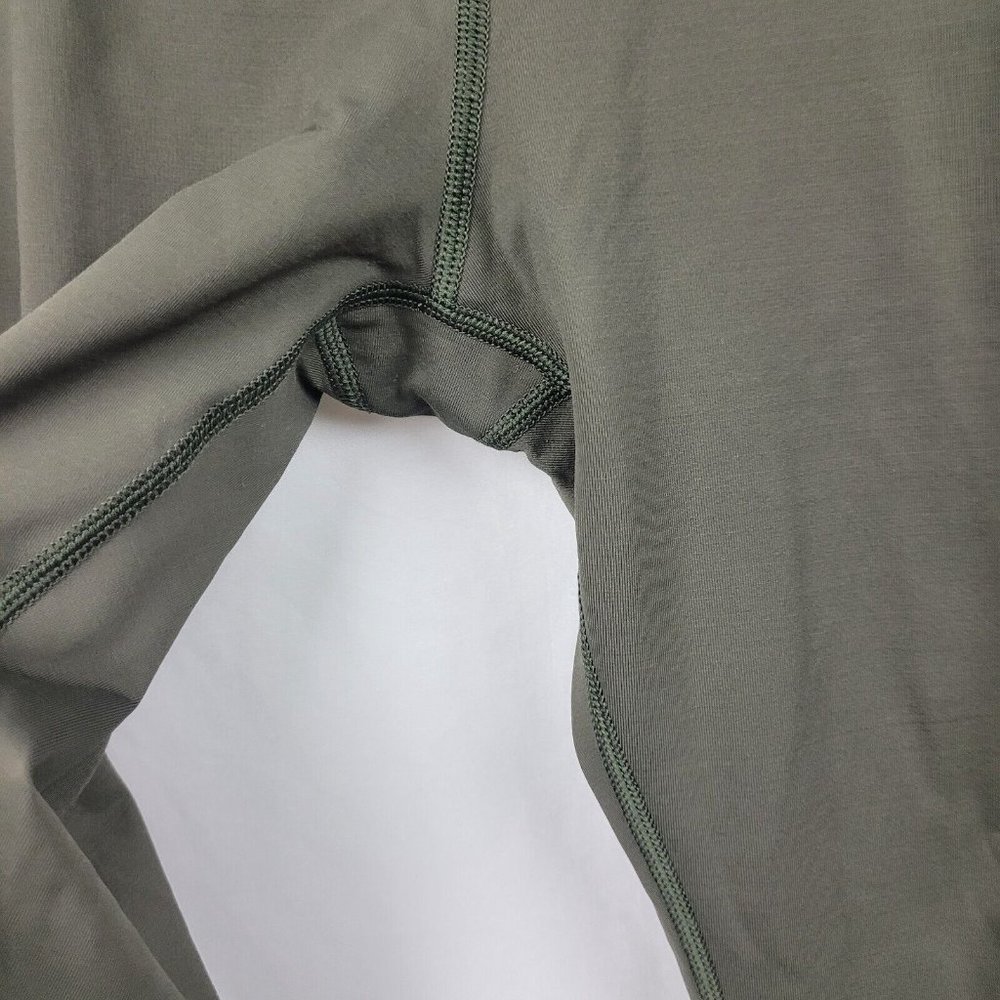 Lululemon Run for  Your Life Women's Leggings Crop Size 6 Green Mesh Rushed Camo - Picture 4 of 8